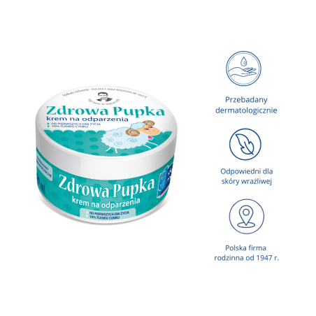 Krem do pupy na odparzenia dla dzieci i niemowląt 90 ml / Skarb Matki