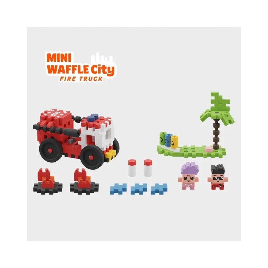Mini Waffle City - Wóz strażacki / Marioinex