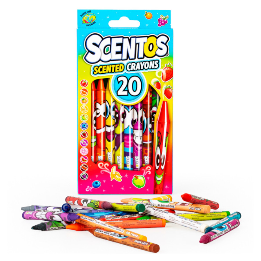 Pachące kredki świecowe 20 szt. / Scentos
