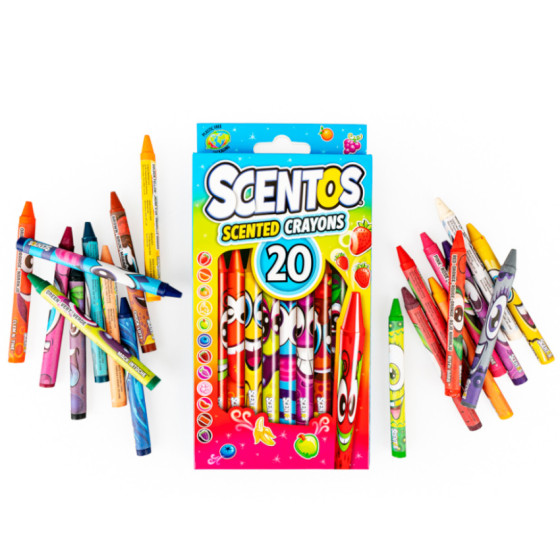 Pachące kredki świecowe 20 szt. / Scentos