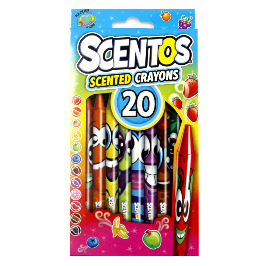 Pachące kredki świecowe 20 szt. / Scentos