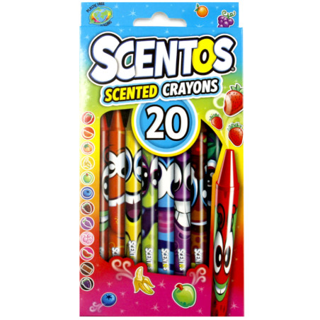 Pachące kredki świecowe 20 szt. / Scentos