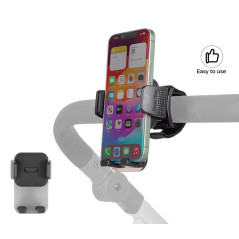 Uniwersalny uchwyt do wózka na telefon 360° / Titanium Baby