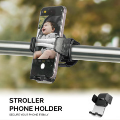 Uniwersalny uchwyt do wózka na telefon 360° / Titanium Baby