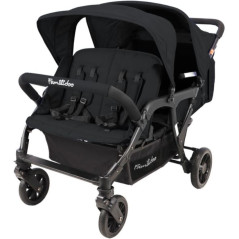 Wózek spacerowy do żłobka Lidoo Lite Black 4-osobowy / Familidoo
