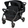 Wózek spacerowy do żłobka Lidoo Lite Black 4-osobowy / Familidoo