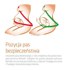 Adapter do pasów bezpieczeństwa dla kobiet w ciąży / BeSafe