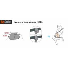 Adapter do pasów bezpieczeństwa dla kobiet w ciąży iZi fix / BeSafe