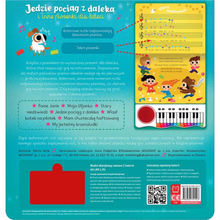 Sam zagraj i zaśpiewaj! Jedzie pociąg z daleka i inne piosenki dla dzieci / Aksjomat