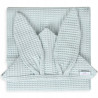 Ręczniczek z kapturkiem wafel bunny 70x140 cm Niebieski / Baby Matex