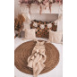 Ręczniczek z kapturkiem wafel bunny 70x140 cm Kremowy / Baby Matex