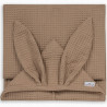 Ręczniczek z kapturkiem wafel bunny 70x140 cm Cappuccino / Baby Matex