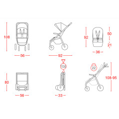 Spacerówka Bravo Plus Storm grey / Carrello