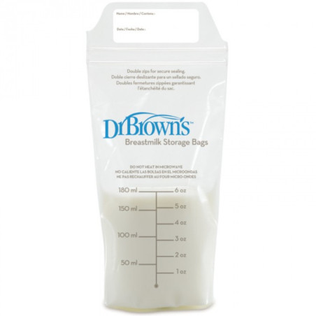 Woreczki do przechowywania pokarmu 180 ml 25 szt. / Dr. Brown's