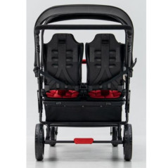 Wózek spacerowy do żłobka Lidoo Revers Red 6-osobowy / Familidoo