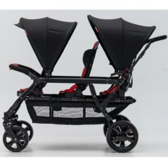 Wózek spacerowy do żłobka Lidoo Revers Red 6-osobowy / Familidoo