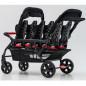 Wózek spacerowy do żłobka Lidoo Revers Red 6-osobowy / Familidoo Wózek spacerowy do żłobka Lidoo Revers Red 6-osobowy / Familidoo