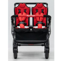 Wózek spacerowy do żłobka Lidoo Revers Red 6-osobowy / Familidoo