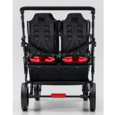Wózek spacerowy do żłobka Lidoo Revers Red 6-osobowy / Familidoo