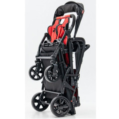 Wózek spacerowy do żłobka Lidoo Revers Red 6-osobowy / Familidoo