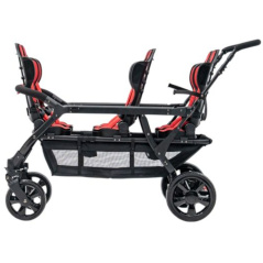 Wózek spacerowy do żłobka Lidoo Revers Blue 6-osobowy / Familidoo