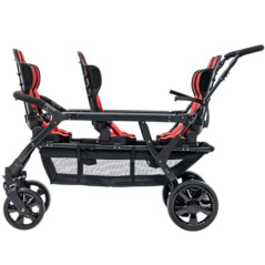 Wózek spacerowy do żłobka Lidoo Revers Blue 6-osobowy / Familidoo