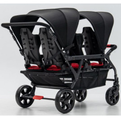 Wózek spacerowy do żłobka Lidoo Revers Blue 6-osobowy / Familidoo