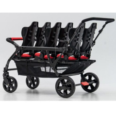 Wózek spacerowy do żłobka Lidoo Revers Blue 6-osobowy / Familidoo