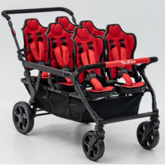 Wózek spacerowy do żłobka Lidoo Revers Blue 6-osobowy / Familidoo