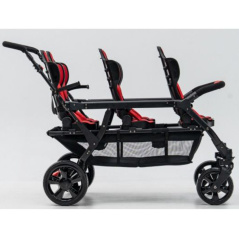 Wózek spacerowy do żłobka Lidoo Revers Blue 6-osobowy / Familidoo