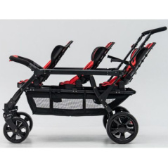 Wózek spacerowy do żłobka Lidoo Revers Blue 6-osobowy / Familidoo