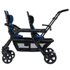 Wózek spacerowy do żłobka Lidoo Revers Blue 4-osobowy / Familidoo