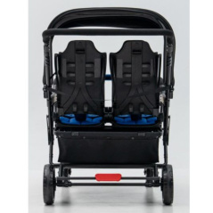 Wózek spacerowy do żłobka Lidoo Revers Blue 4-osobowy / Familidoo