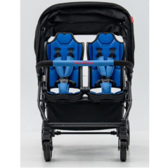 Wózek spacerowy do żłobka Lidoo Revers Blue 4-osobowy / Familidoo