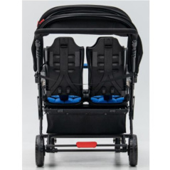 Wózek spacerowy do żłobka Lidoo Revers Blue 4-osobowy / Familidoo