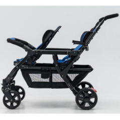 Wózek spacerowy do żłobka Lidoo Revers Blue 4-osobowy / Familidoo