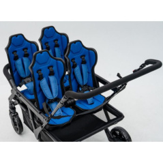 Wózek spacerowy do żłobka Lidoo Revers Blue 4-osobowy / Familidoo