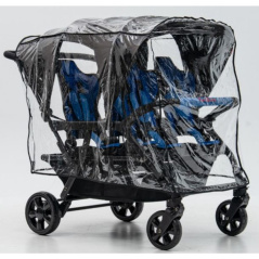 Wózek spacerowy do żłobka Lidoo Revers Blue 4-osobowy / Familidoo