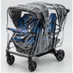 Wózek spacerowy do żłobka Lidoo Revers Blue 4-osobowy / Familidoo