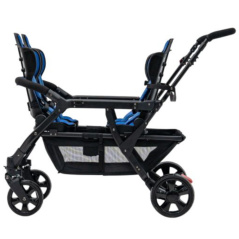 Wózek spacerowy do żłobka Lidoo Revers Red 4-osobowy / Familidoo