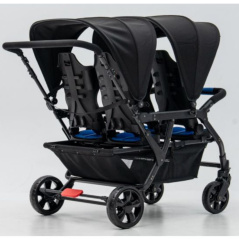 Wózek spacerowy do żłobka Lidoo Revers Red 4-osobowy / Familidoo