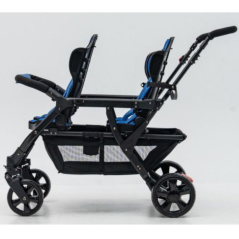 Wózek spacerowy do żłobka Lidoo Revers Red 4-osobowy / Familidoo