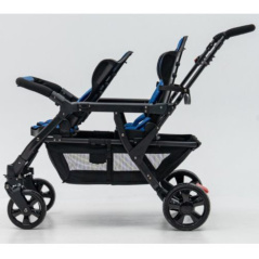 Wózek spacerowy do żłobka Lidoo Revers Red 4-osobowy / Familidoo