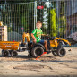 Traktor na pedały Case IH Backhoe z łyżką i koparką / Falk Traktor na pedały Case IH Backhoe z łyżką i koparką / Falk