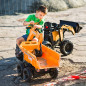Traktor na pedały Case IH Backhoe z łyżką i koparką / Falk Traktor na pedały Case IH Backhoe z łyżką i koparką / Falk
