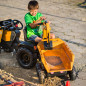 Traktor na pedały Case IH Backhoe z łyżką i koparką / Falk Traktor na pedały Case IH Backhoe z łyżką i koparką / Falk