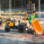 Traktor na pedały Case IH Backhoe z łyżką i koparką / Falk Traktor na pedały Case IH Backhoe z łyżką i koparką / Falk