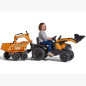 Traktor na pedały Case IH Backhoe z łyżką i koparką / Falk Traktor na pedały Case IH Backhoe z łyżką i koparką / Falk