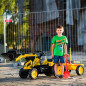 Traktor na pedały Komatsu z łyżką i koparką / Falk