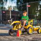Traktor na pedały Komatsu z łyżką i koparką / Falk